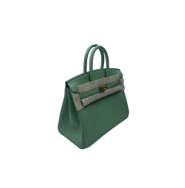 Birkin 25 cm - Vert Criquet