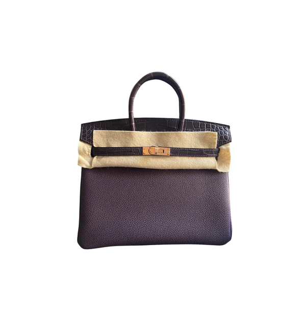 Birkin 25 cm Touch - Raisin